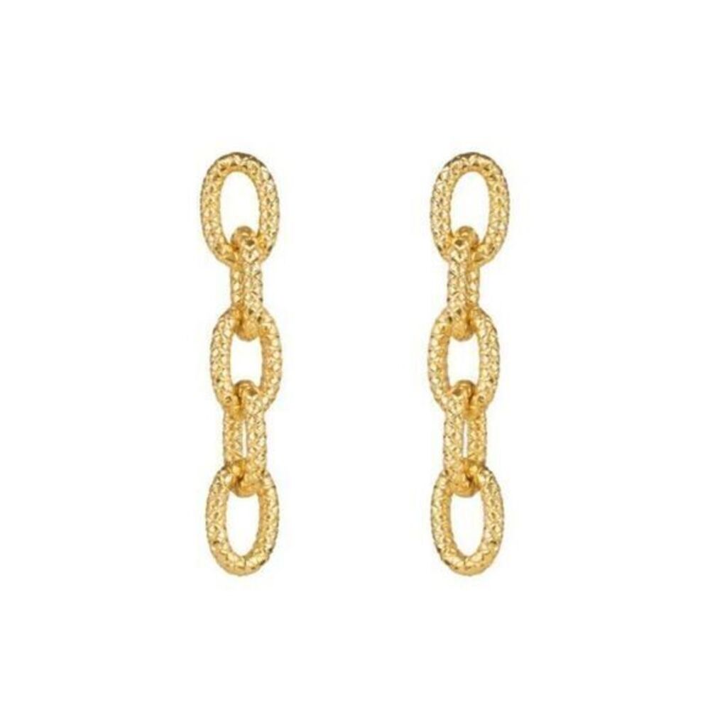 SYLVIA TOLEDANO Gold Link Drop Earrings